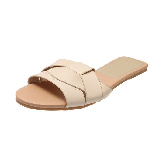 Sandalias Planas con Tiras Entrelazadas