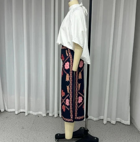 Conjunto de de Falda Estampada