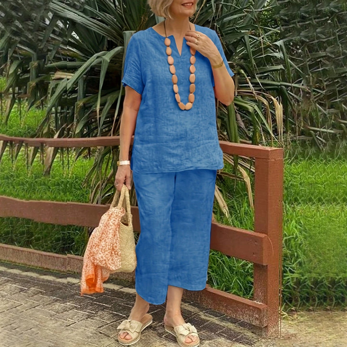 Casual Summer Set for Women - Elegant and Comfortable