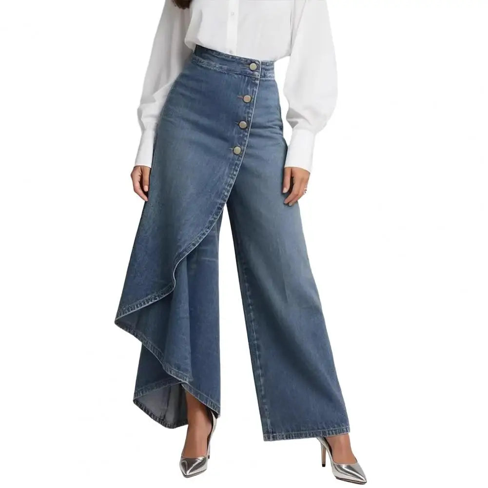Pantalón de Pierna Ancha para Mujer