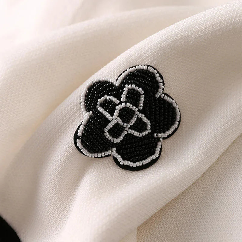 Viscose Dress with Side Slit Literary Style