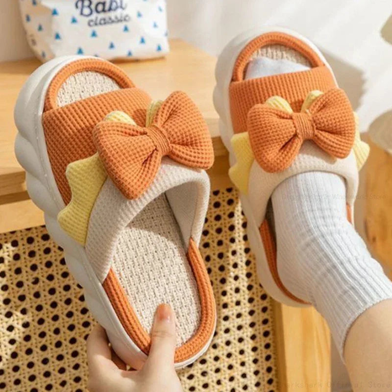 Pantuflas Elegantes y Cómodas de Lino