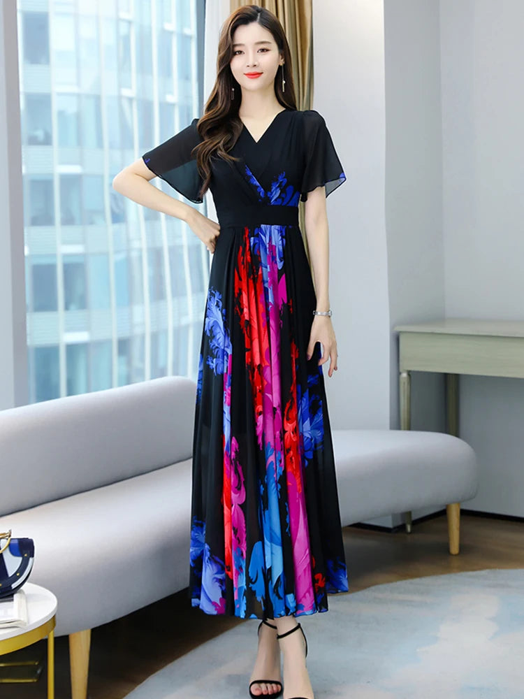 Long Chiffon Dress