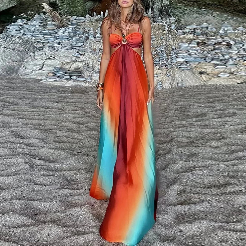 Vestido Largo de Tirantes