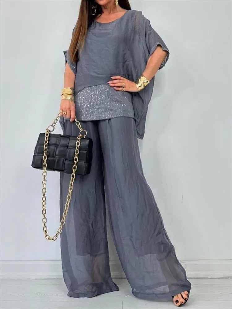 Conjunto de Chiffon (S-3XL)