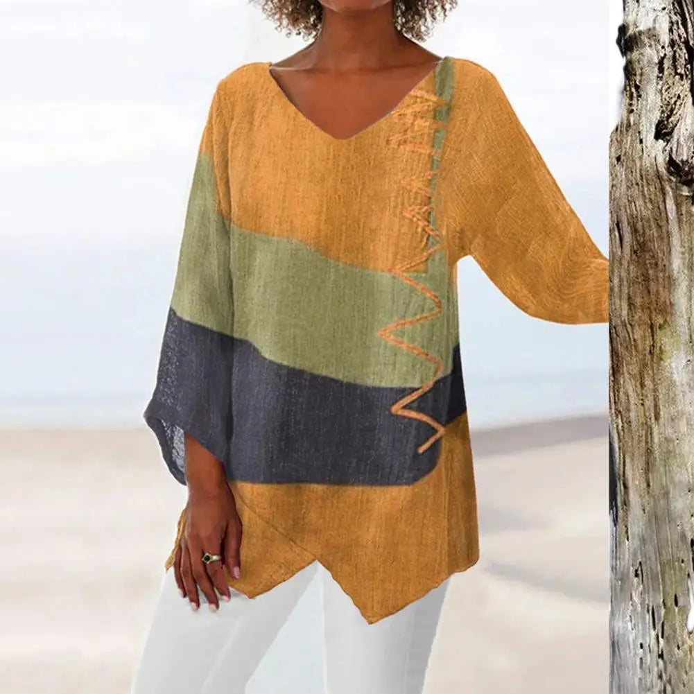 Geometric Printed Blouse