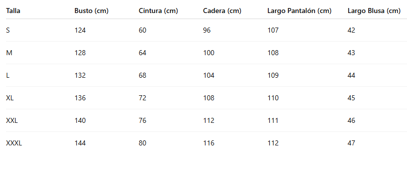 Conjunto Dama 2 Piezas (S-3XL)