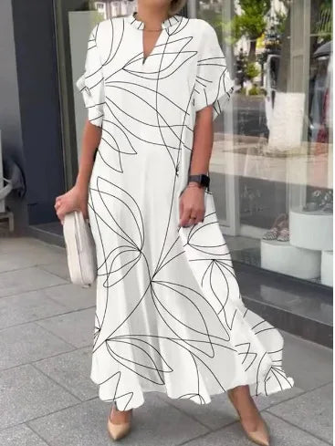 Vestido Largo a Rayas S-XXXL
