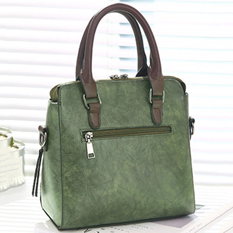 Bolsos Vintage de PU estilo Boston