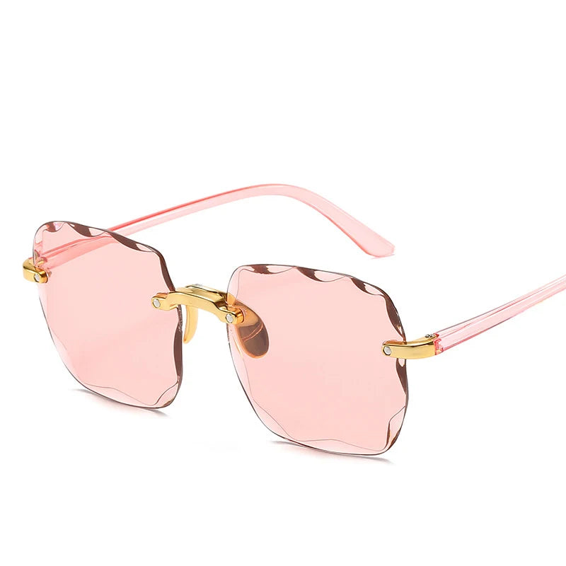Set de 3 Gafas de Sol Cuadradas sin Montura para Mujer