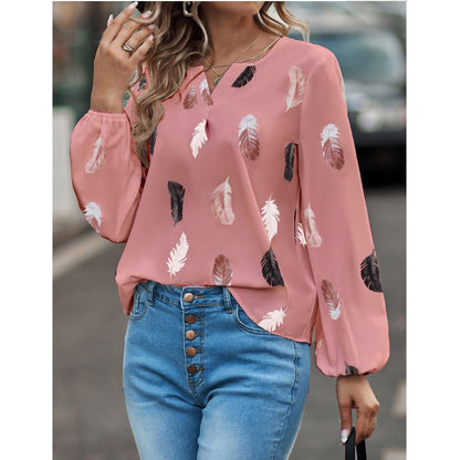 Blusa de Chiffon Elegante