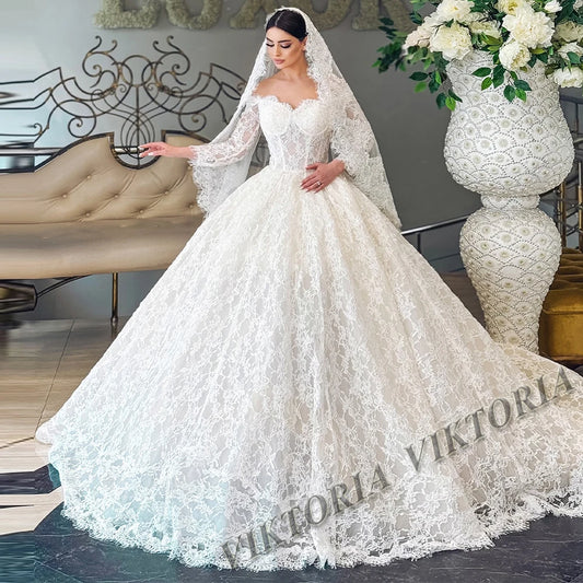 Vestido de Novia de Encaje Estilo Princesa