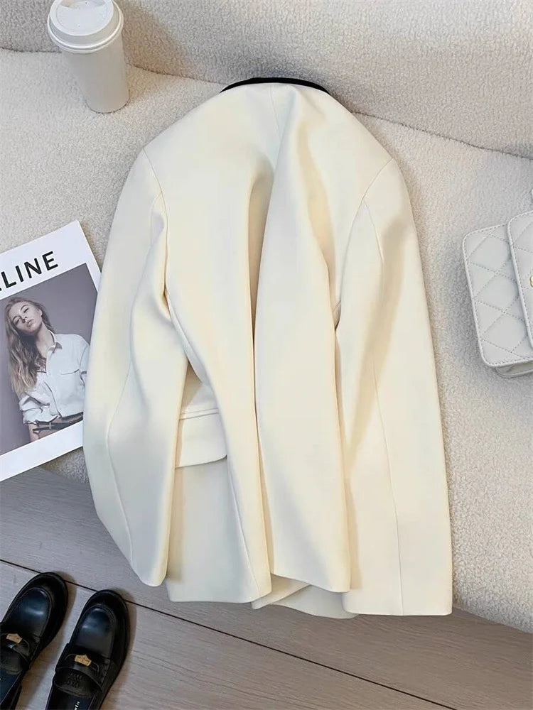 Blazer de Diseño Coreano Elegante