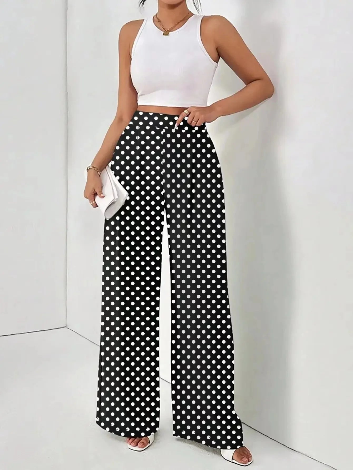 Pantalón Estampado Gráfico