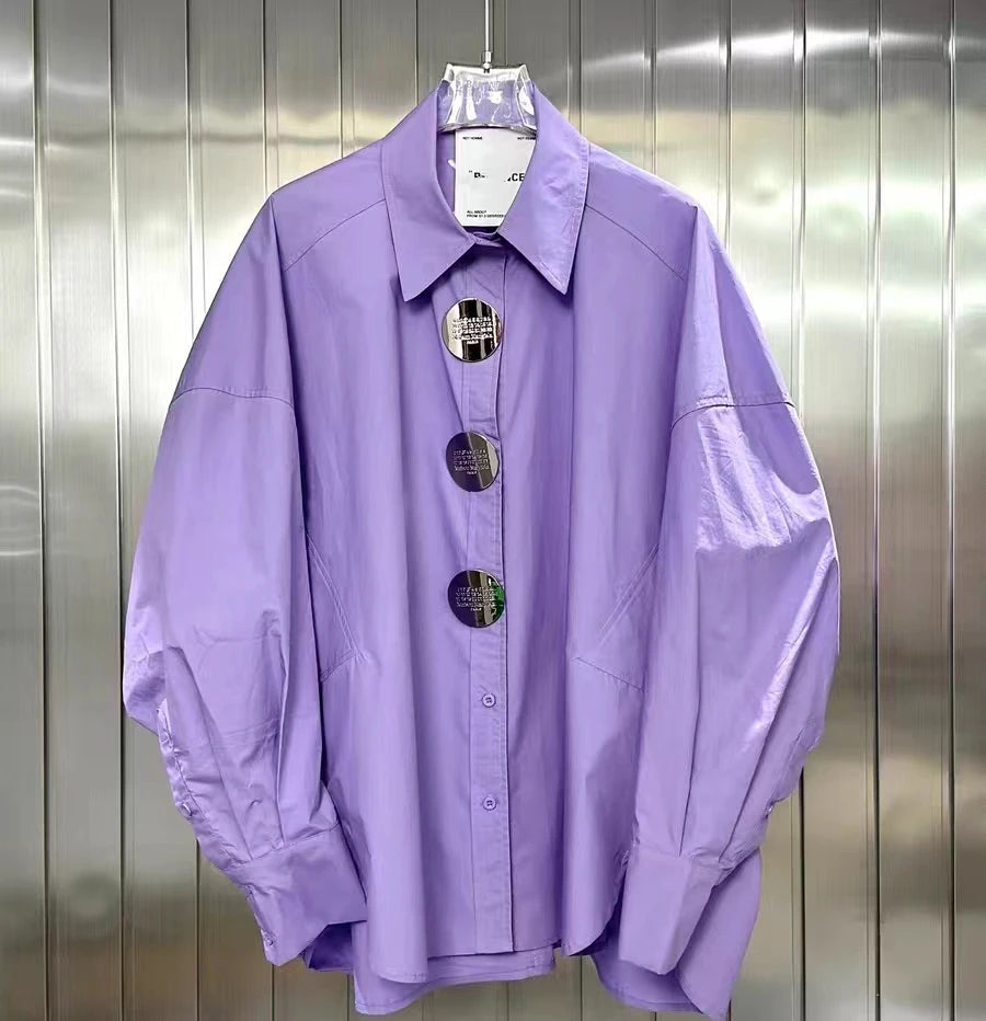 Blusa Casual de Algodón