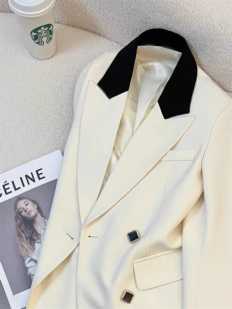 Blazer de Diseño Coreano Elegante