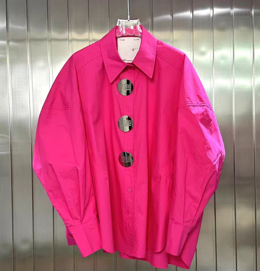 Blusa Casual de Algodón