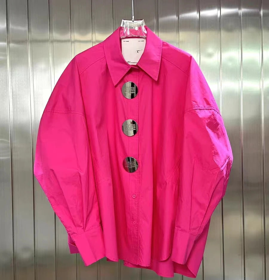 Blusa Casual de Algodón