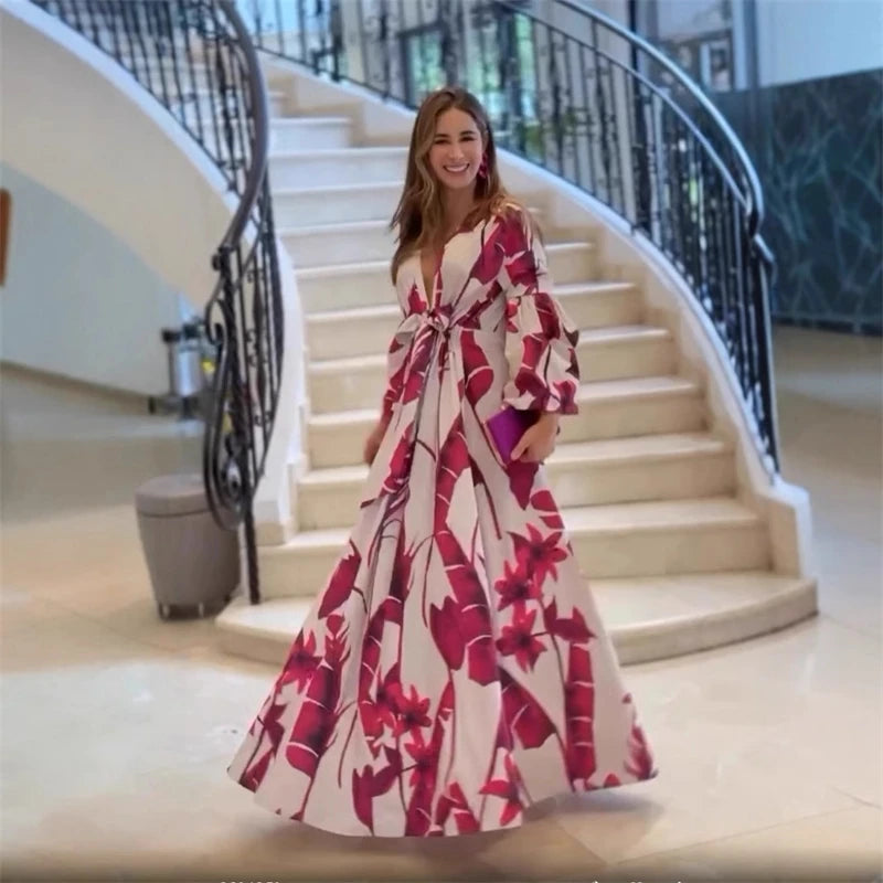Vestido Maxi Floral XS-XXL