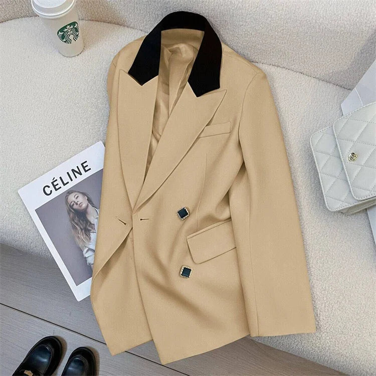 Blazer de Diseño Coreano Elegante