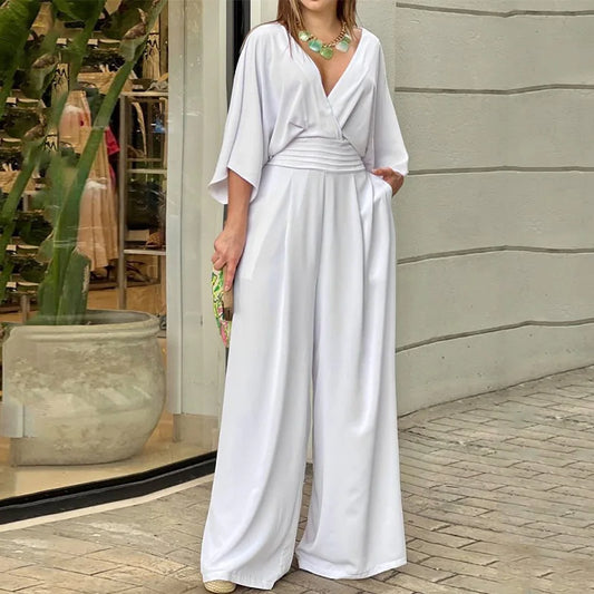 Mono Elegante de Pierna Ancha
