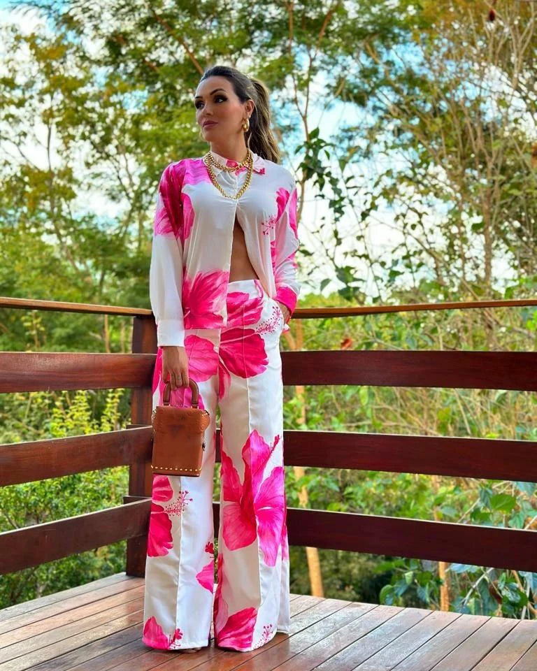 Conjunto Casual Fashion Estampado S-2XL