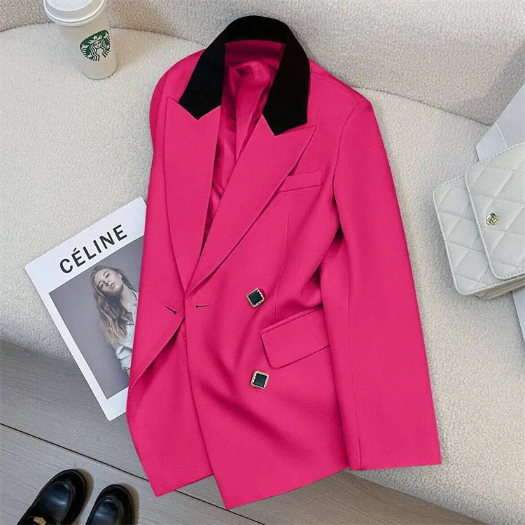 Blazer de Diseño Coreano Elegante