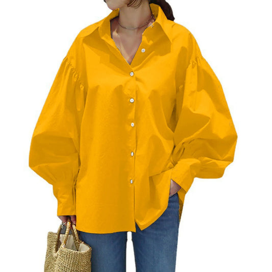 Blusa Mangas Farol S-5XL