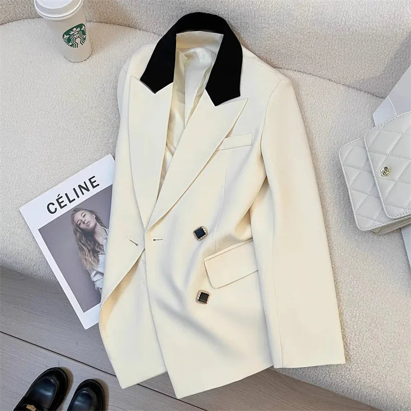 Blazer de Diseño Coreano Elegante