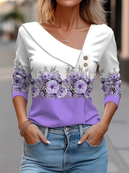 Blouses with Floral Print