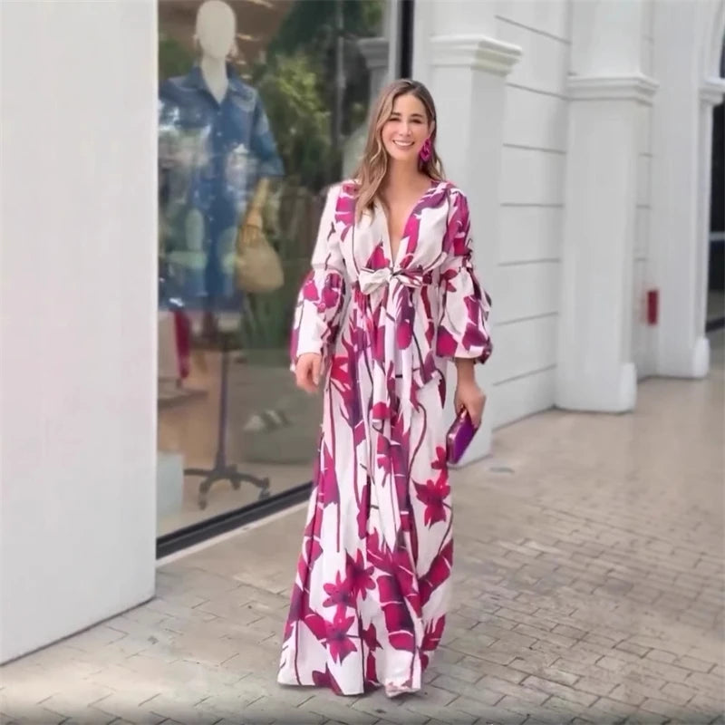 Vestido Maxi Floral XS-XXL