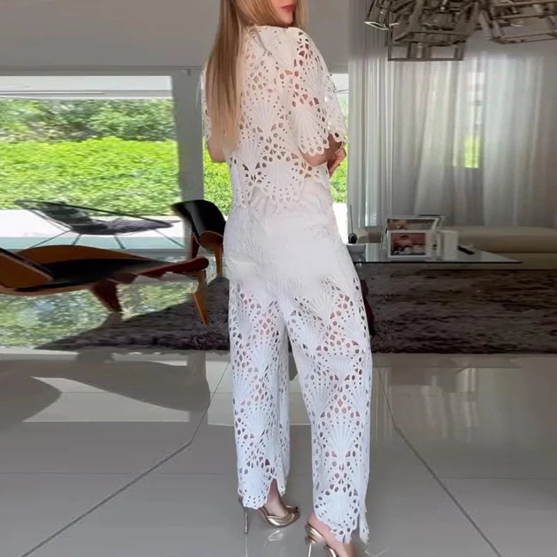 Conjunto Francés de Encaje