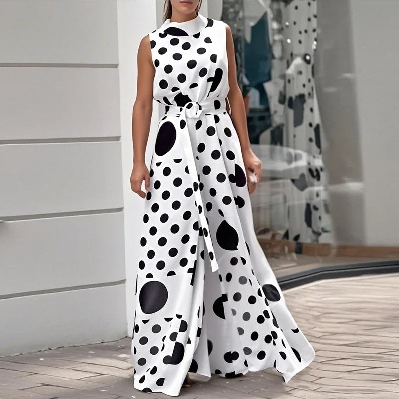 Mono Elegante de Lunares para Mujer
