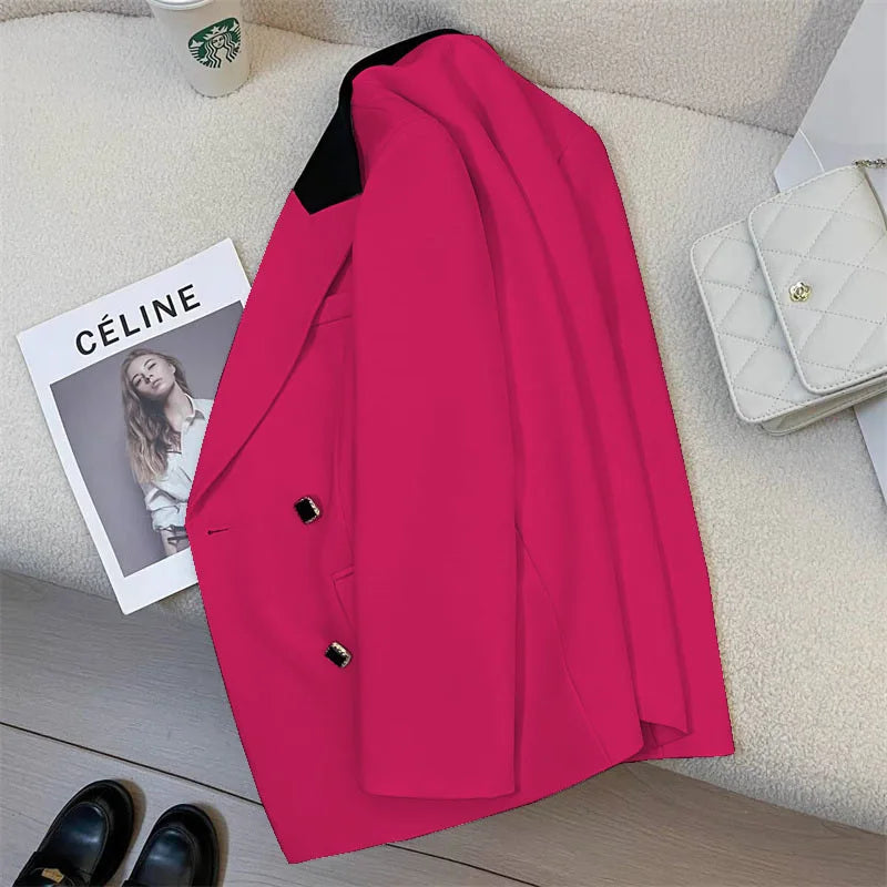 Blazer de Diseño Coreano Elegante