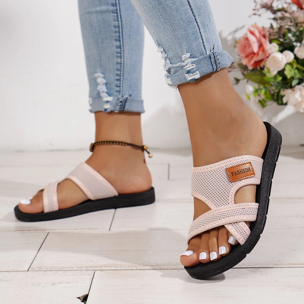 Sandalias Planas Deportivas para Mujer – Diseño Ligero y Versátil