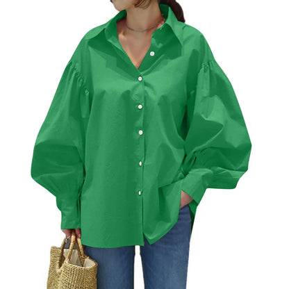 Blusa Mangas Farol S-5XL