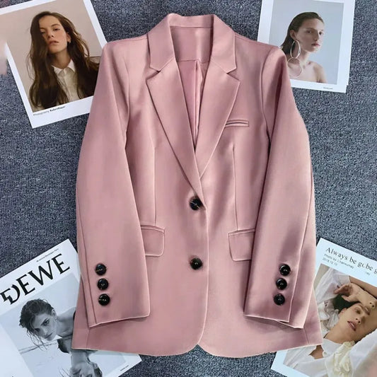 Blazer Clásico de Dos Botones