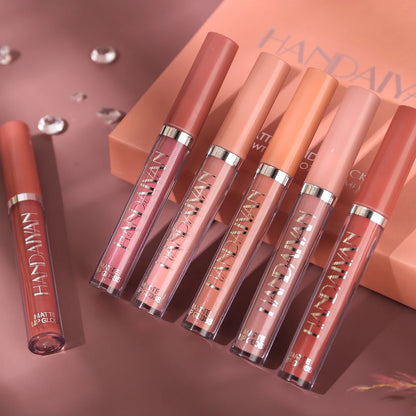 Set de 6 Labiales Líquidos – Larga Duración y Acabado Mate