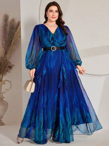 Vestido Largo Talla Grande