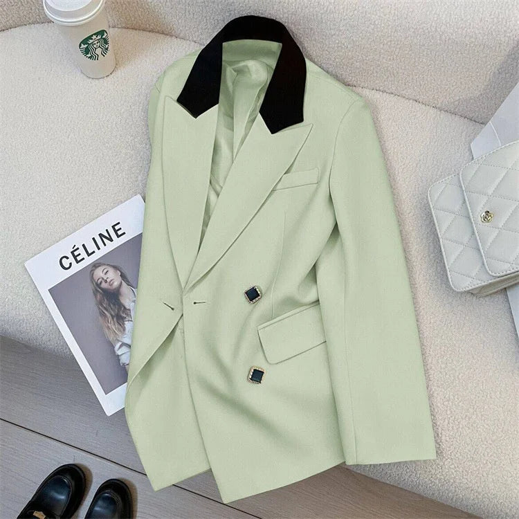 Blazer de Diseño Coreano Elegante