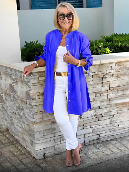 Blusa Cárdigan Estilo Profesional y Casual