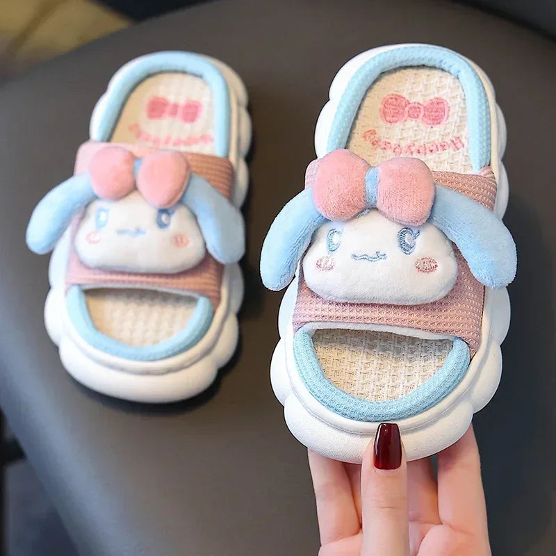 Linen Slippers for Children