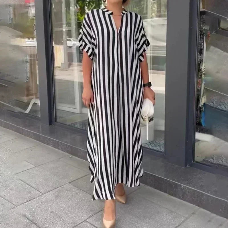Vestido Largo a Rayas S-XXXL