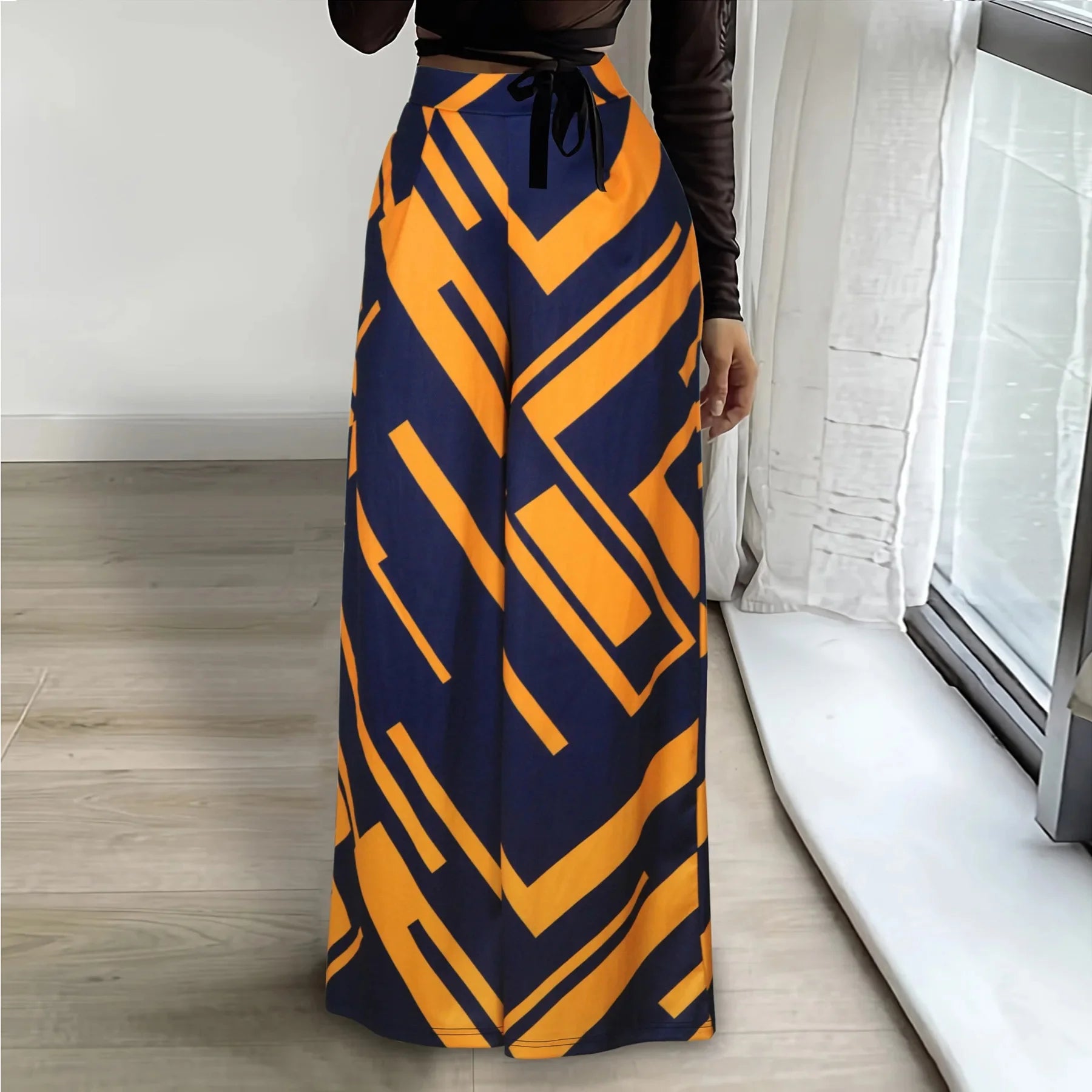 Pantalón Estampado Gráfico