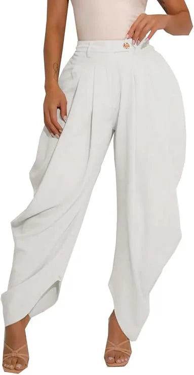 Pantalón de Cintura Alta – Corte Moderno y Caída Fluida