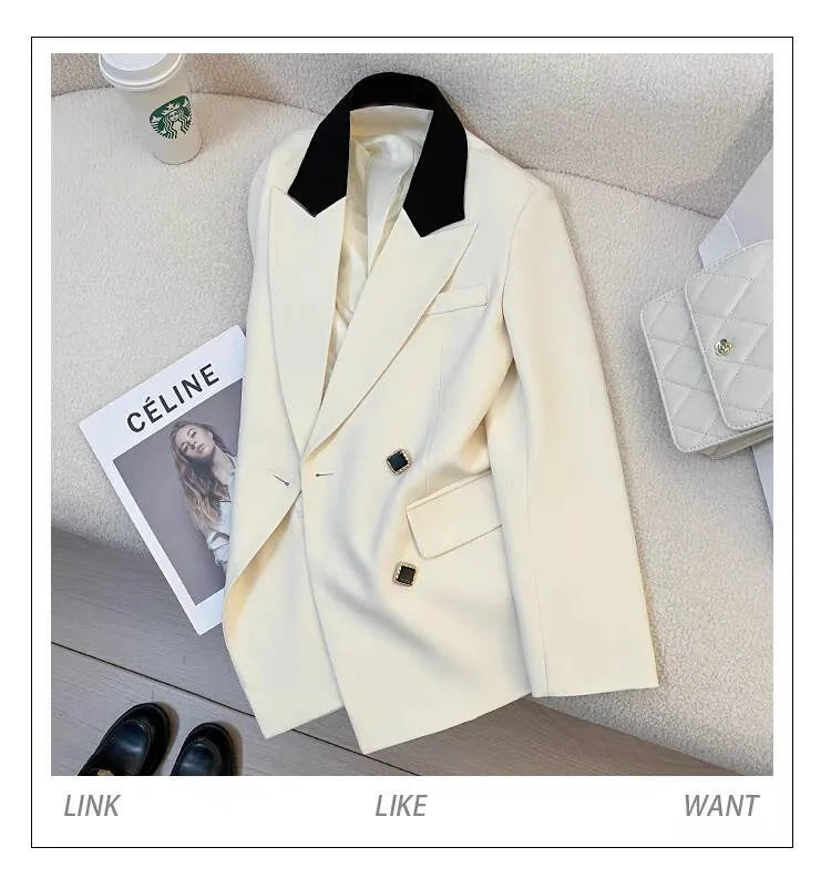 Blazer de Diseño Coreano Elegante