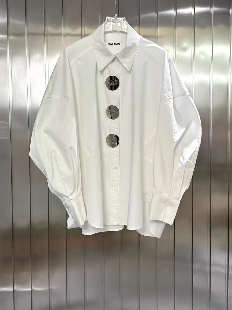 Blusa Casual de Algodón