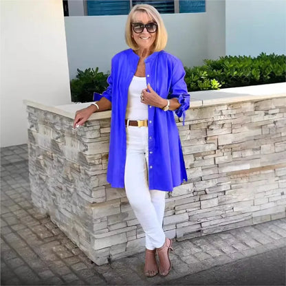 Blusa Cárdigan Estilo Profesional y Casual