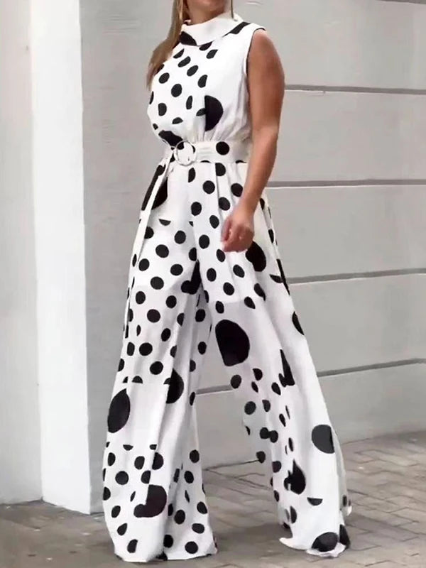 Mono Elegante de Lunares para Mujer