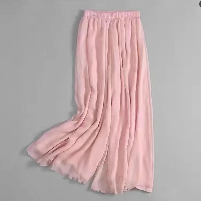 Pantalón de Chiffón (M-2XL)